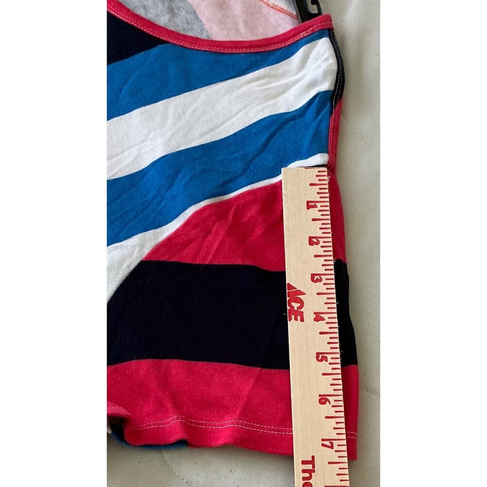 Westbound Woman Pullover Short Sleeve Blouse 3X Block Colors, Stripes - Picture 8 of 9